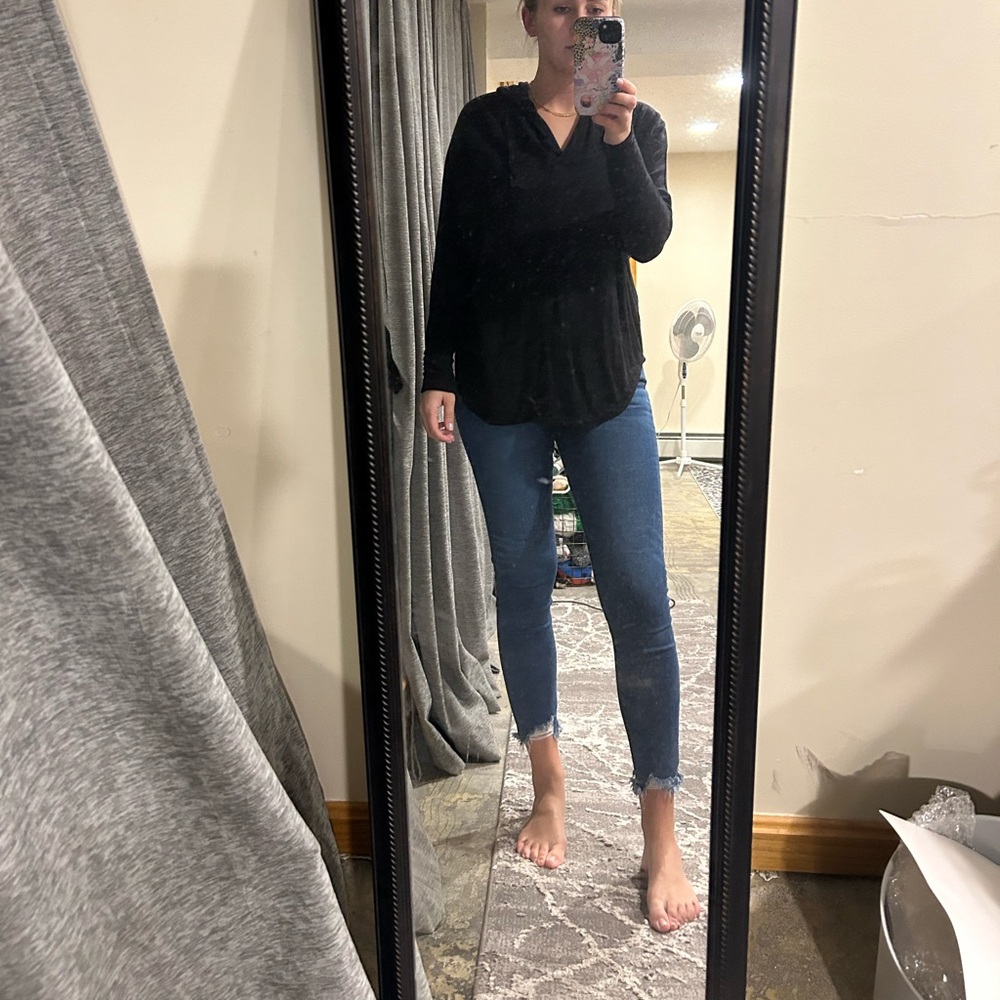 black hoodie